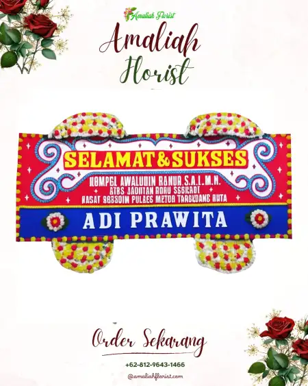 Papan Bunga Ucapan Selamat Cikuya